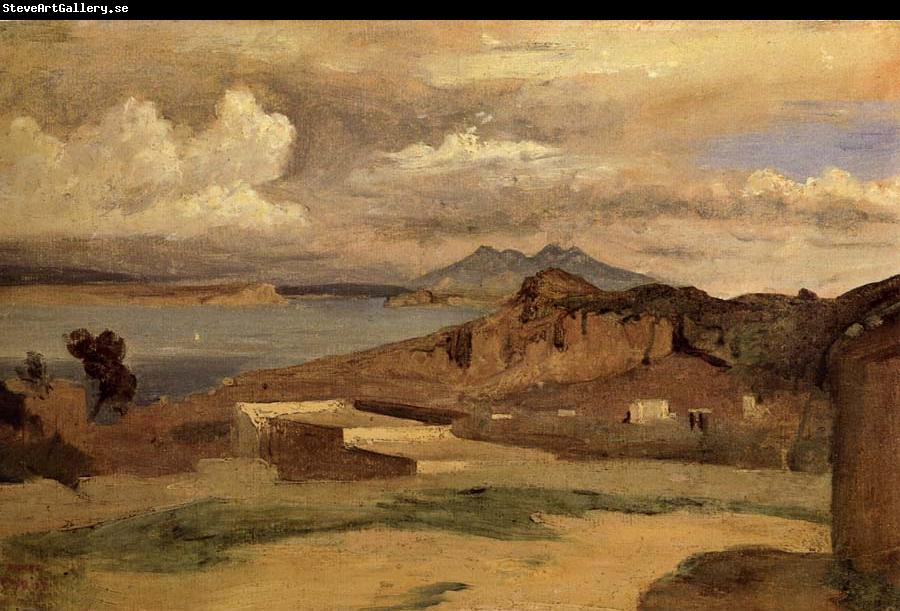 Corot Camille Ischa since the slopes of the mount Epomeo